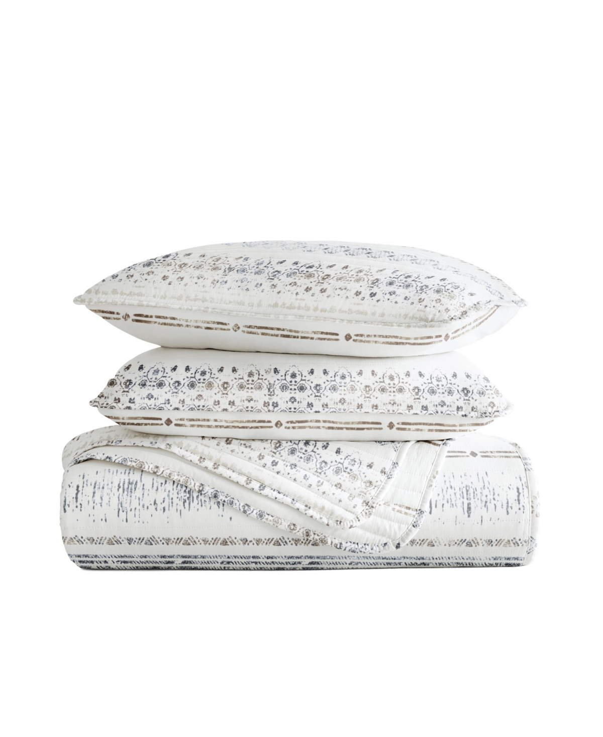 Ienjoy Home Relic Stripe Reversible 2-pc. Quilt Set, Twin/twin Xl