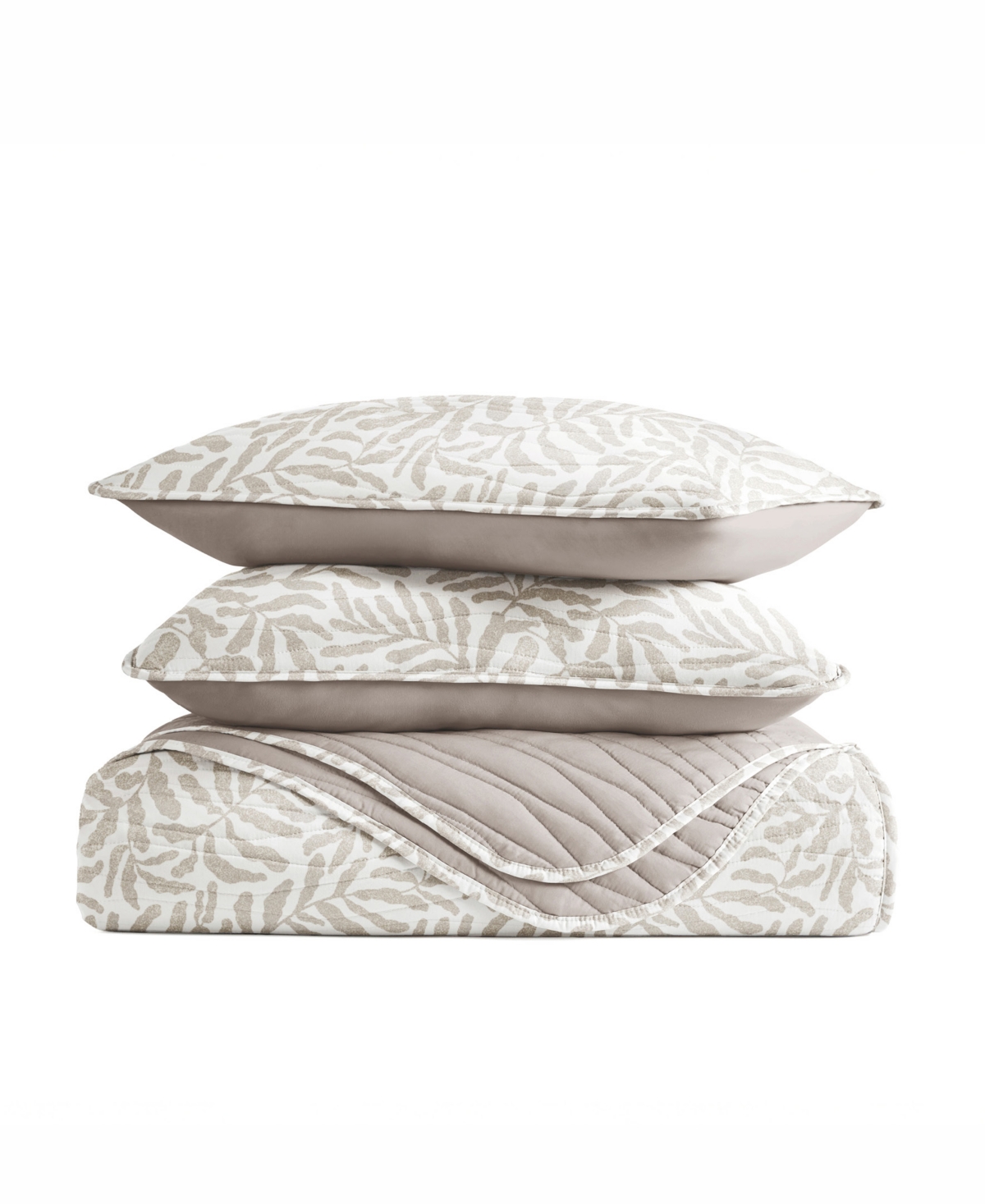 Ienjoy Home Tossed Ferns Reversible 2-pc. Quilt Set, Twin/twin Xl
