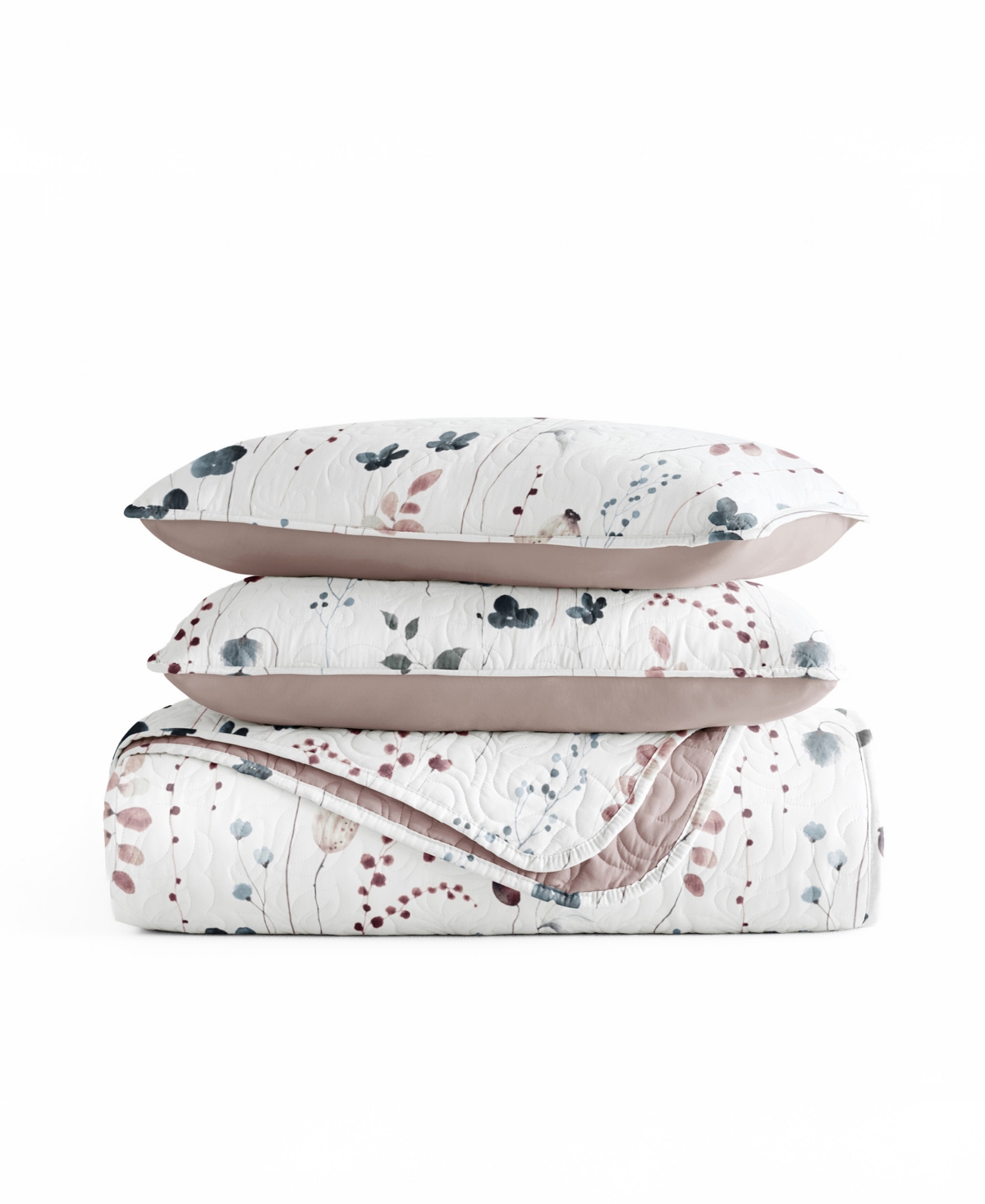 Ienjoy Home Poppy Bloom Reversible 2-pc. Quilt Set, Twin/twin Xl