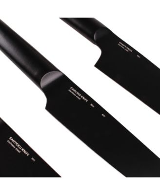 Ron Stainless Steel 4-Piece Knife Set