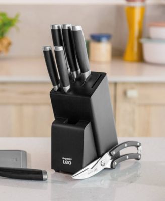 Leo Graphite 3-Piece Stainless Steel Forged Cutlery Set