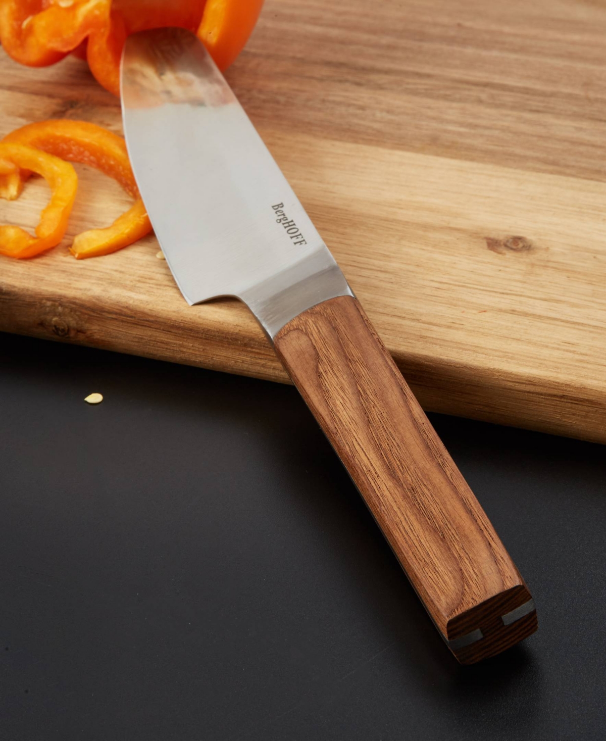 Berghoff Dina Ion 3-piece Stainless Steel Knife Set In Brown
