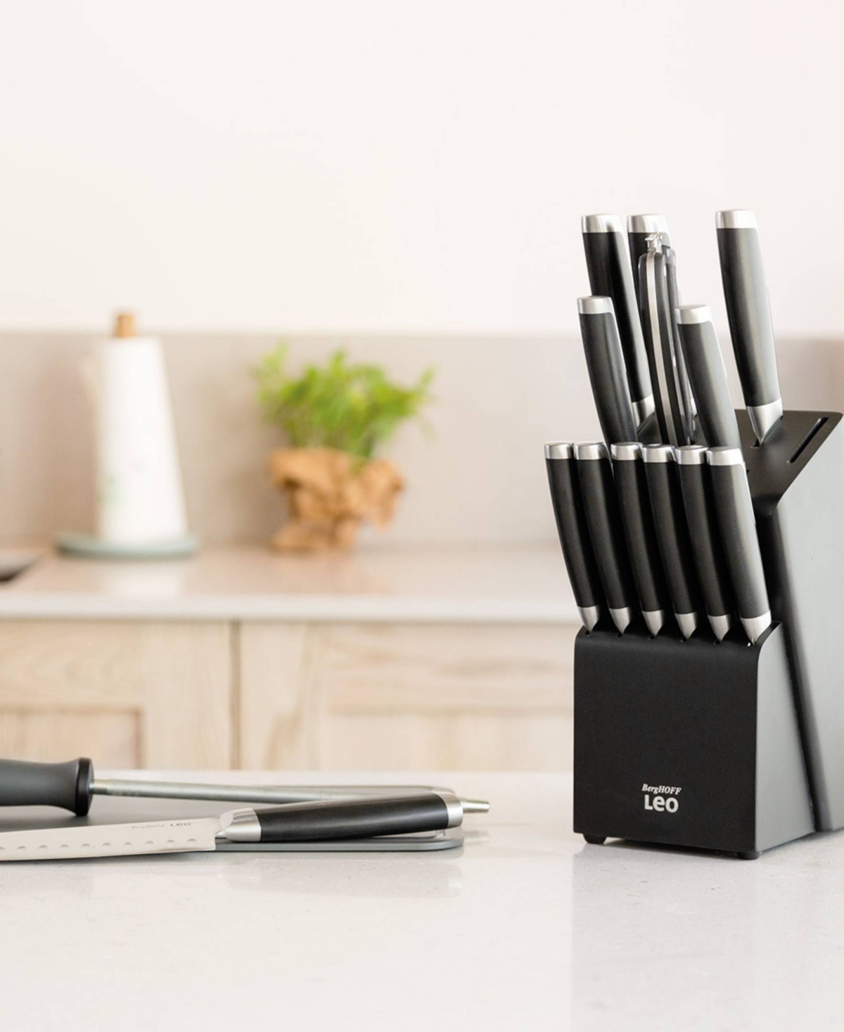 Berghoff Leo Graphite 8" Knife Sharpener In Black