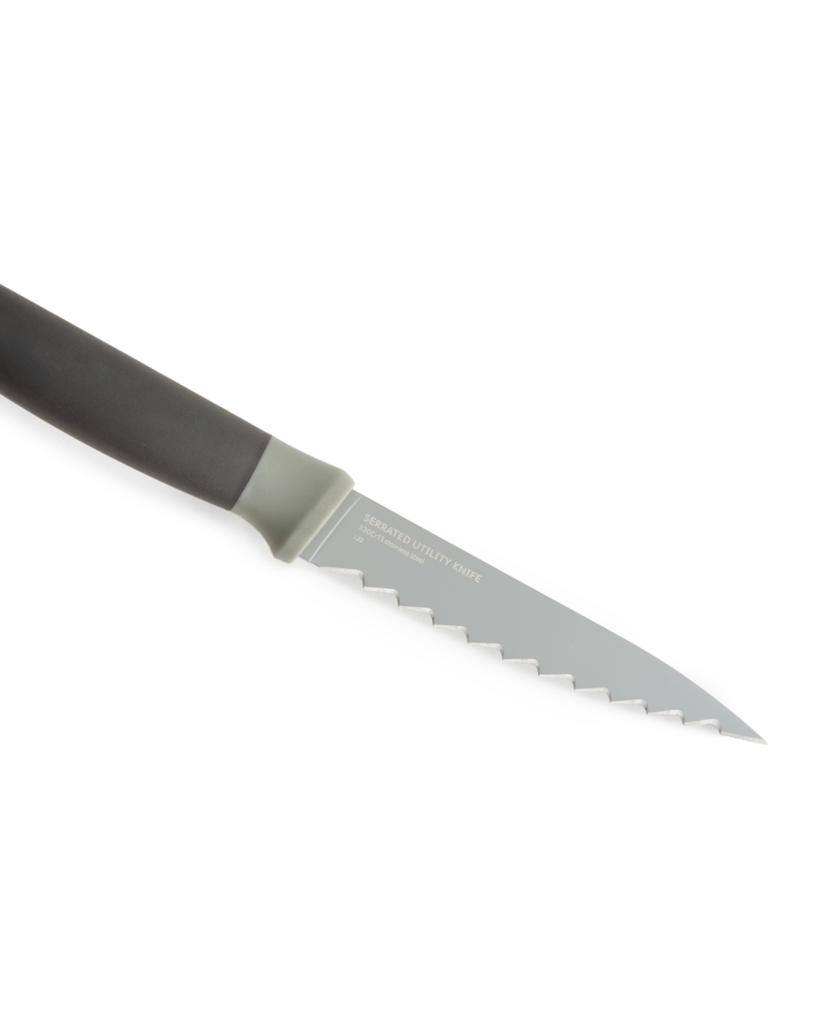 Berghoff Leo Balance 4.5" Serrated Utility Knife In Gray