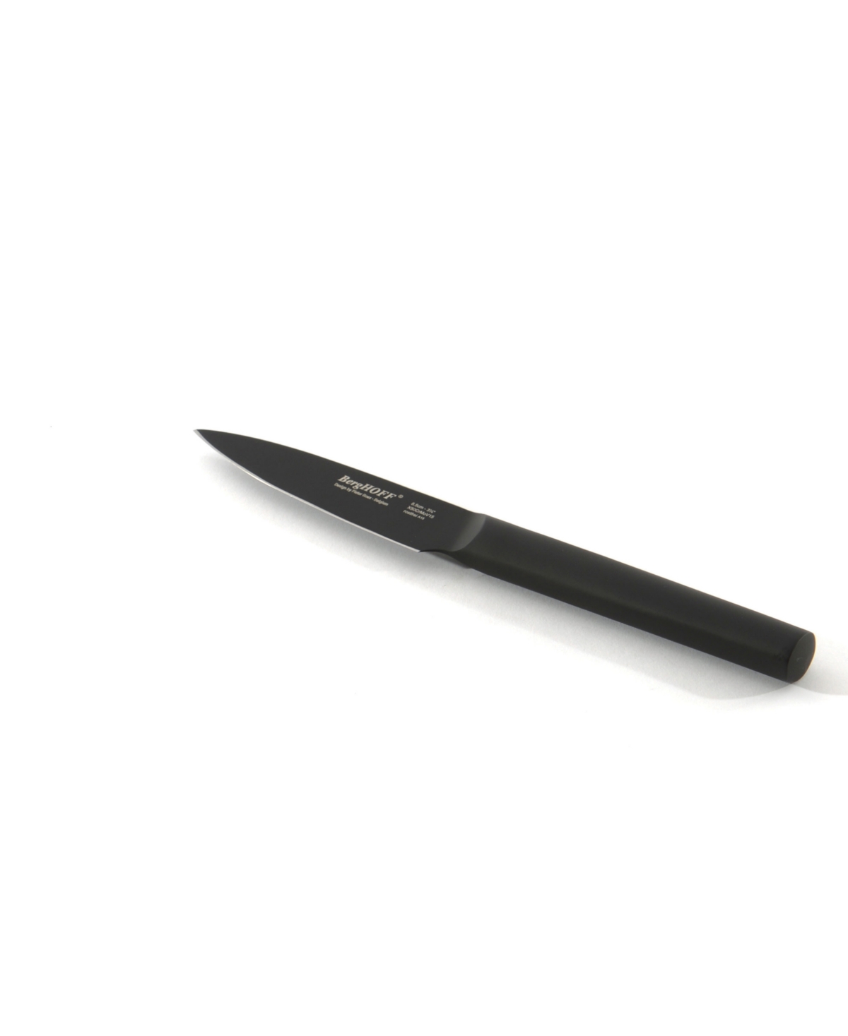 Berghoff Ron 3.35" Stainless Steel Paring Knife In Black
