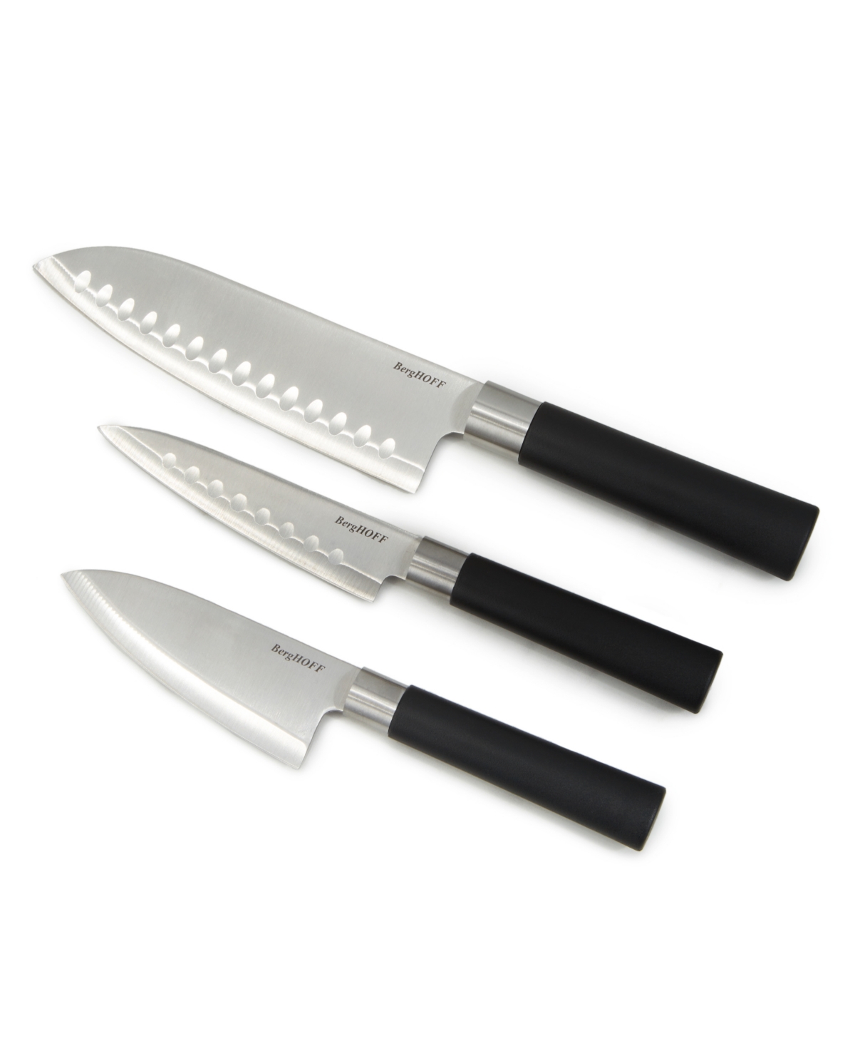 Berghoff Dina Codon 3-piece Santoku Set In Black