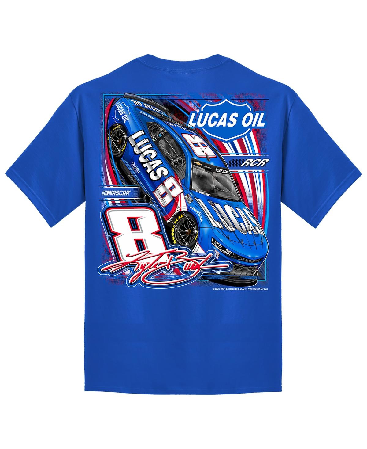 Richard Childress Racing Team Collection Big Boys And Girls Royal Kyle Busch Car T-shirt In Royal