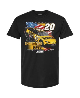 Men's Black Christopher Bell DEWALT Patriotic Car T-Shirt