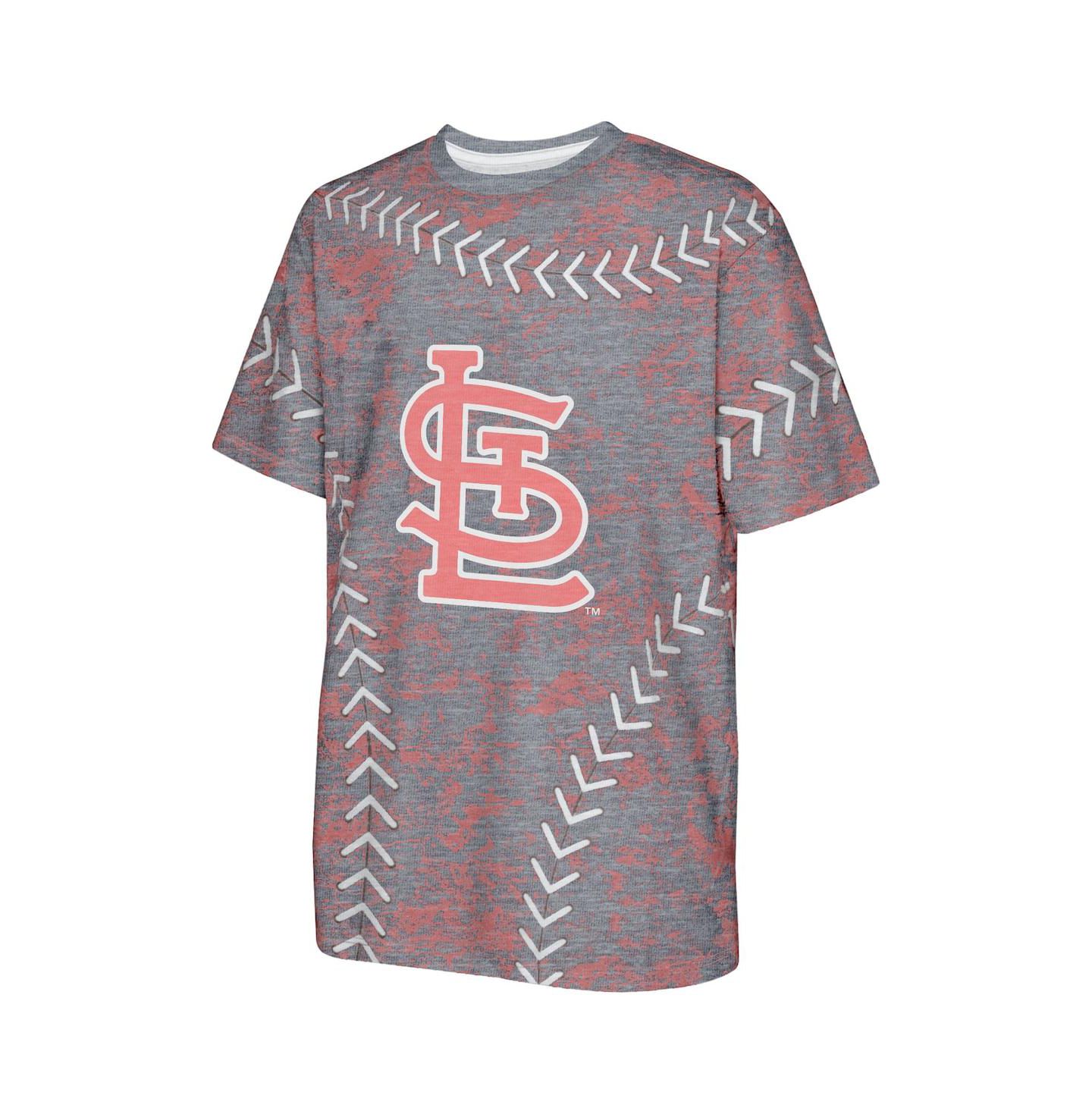 Детская футболка Outerstuff Navy St. Louis Cardinals Slide Score Bold — фото 2