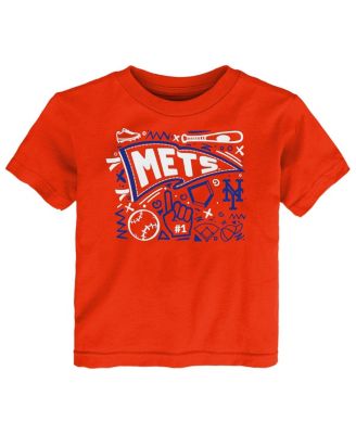 Outerstuff - Toddler Orange New York Mets Ballpark Fun T-Shirt