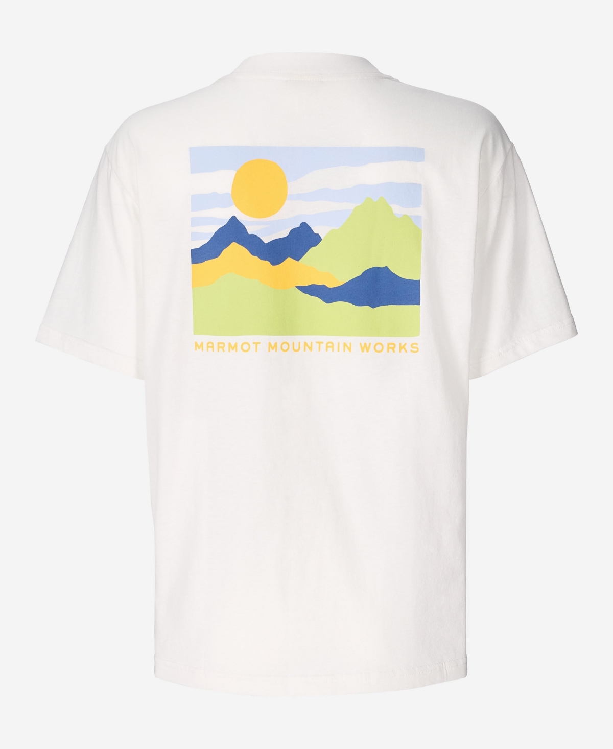 Marmot Women's Mmw Sunset Short Sleeve Rib Collar T-shirts In White