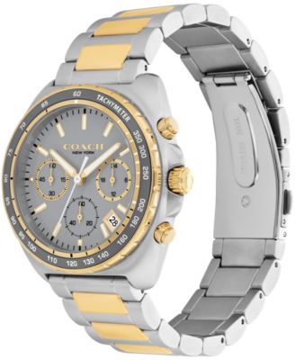 Men's Charter Two-Tone Stainless-Steel Bracelet Watch, 39mm