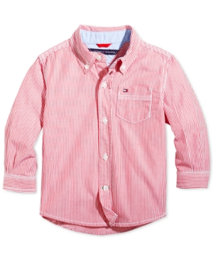 Tommy Hilfiger Baby Boys Button Down Stripe Shirt