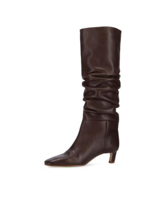 Kalila Brown Leather Boots