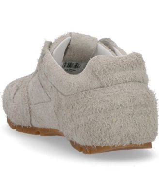 【関税込み】Tb.56 Suede Fuzzy Light Grey Leather Sneakers Tb.56 Suede Fuzzy Light Grey Leather Sneakers | ALOHAS