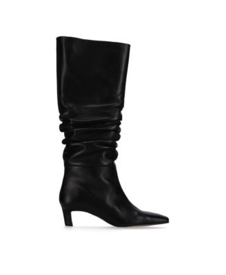 Kalila Black Leather Boots