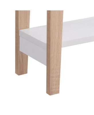 Entryway Console Table – Drawer, Shelf & Stylish Tapered Legs