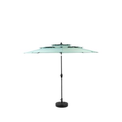 Streamdale 10ft 3-Tier Auto-Tilt Outdoor Patio Umbrella (Light Green)