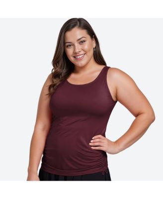 Women's Maya Tankini Swim Top With Removable Cups