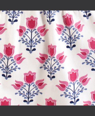 Toddler Girls Natural Long-Sleeve Dress Pair