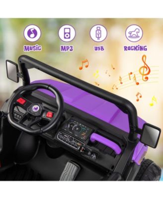 12V 2-Seater Ride-On Dump Truck – Remote, Music & Dump Bed