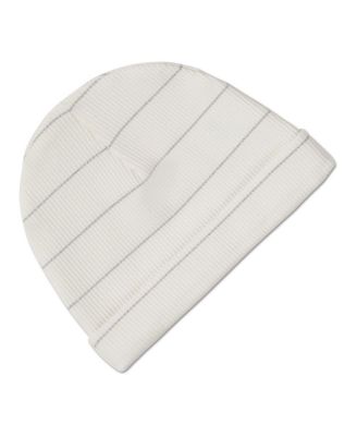 Baby Girls 3 Piece Unisex Ribbed Shimmer Stripe Footie Set