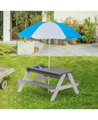 Streamdale Kids picnic/sand/water table with umbrella
