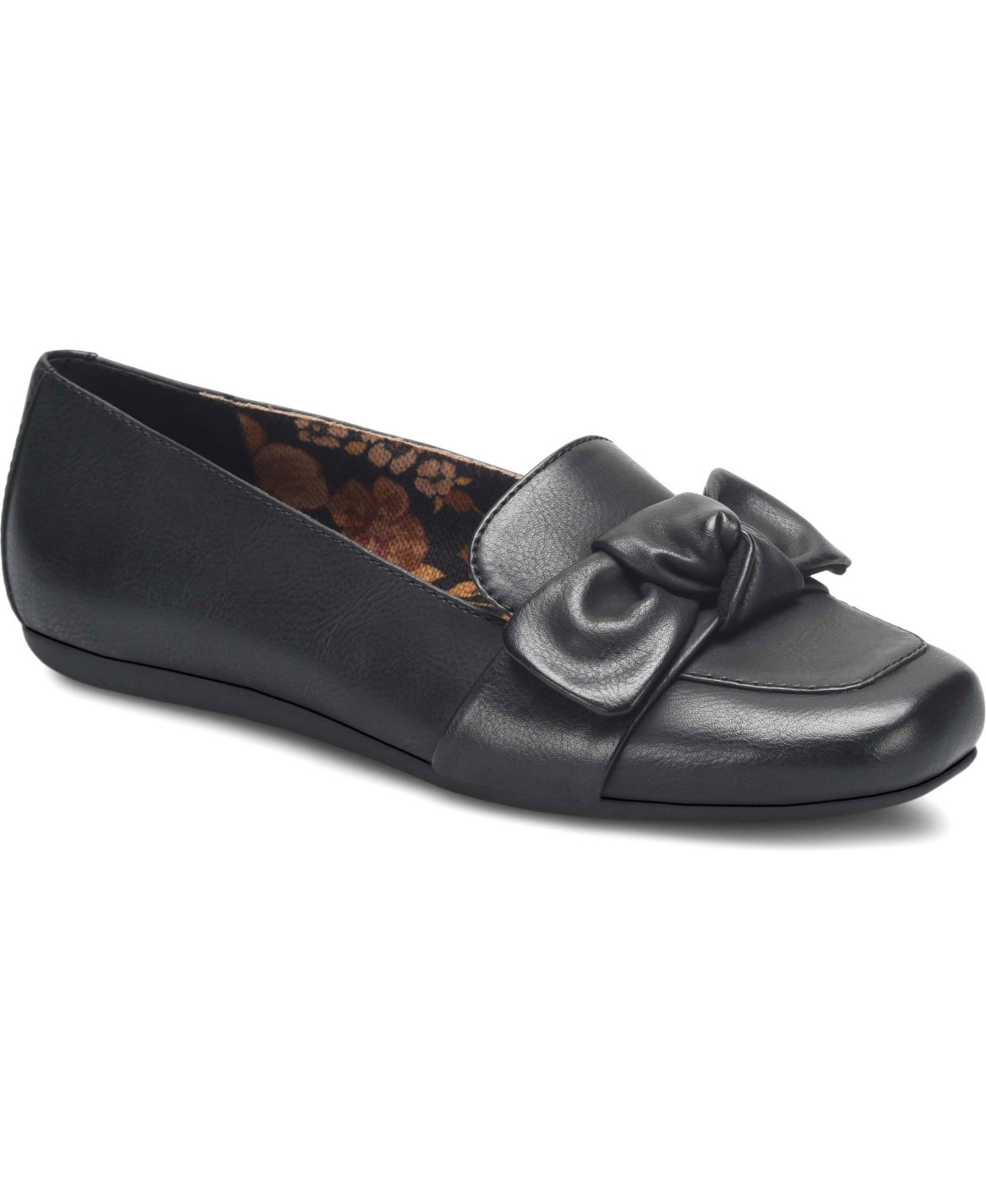 Women's Born Paisley Slip-On Flats - Dark Tan cognac