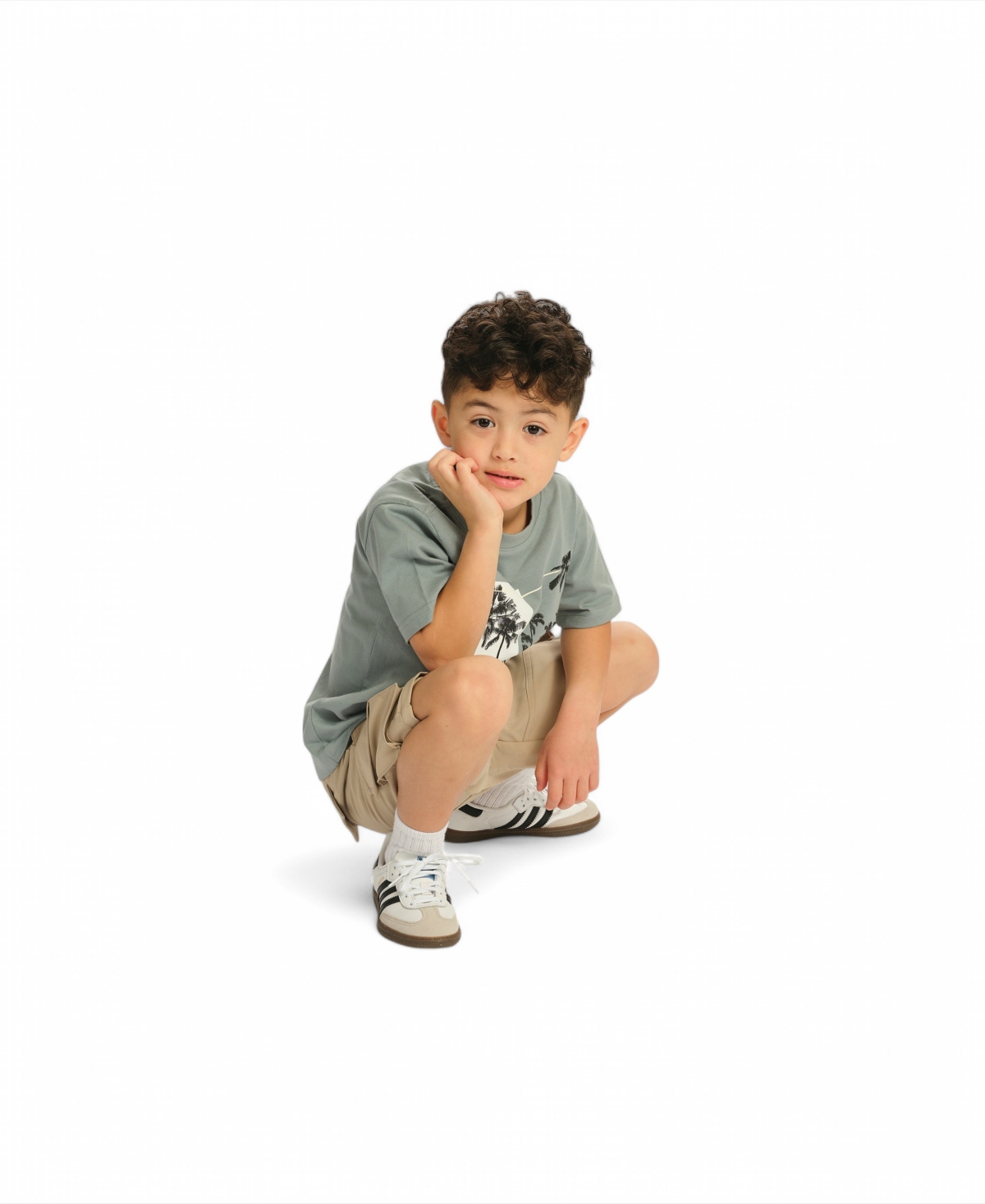 Shop Sovereign Code Little And Big Boys Short Sleeve T-shirt In Slate