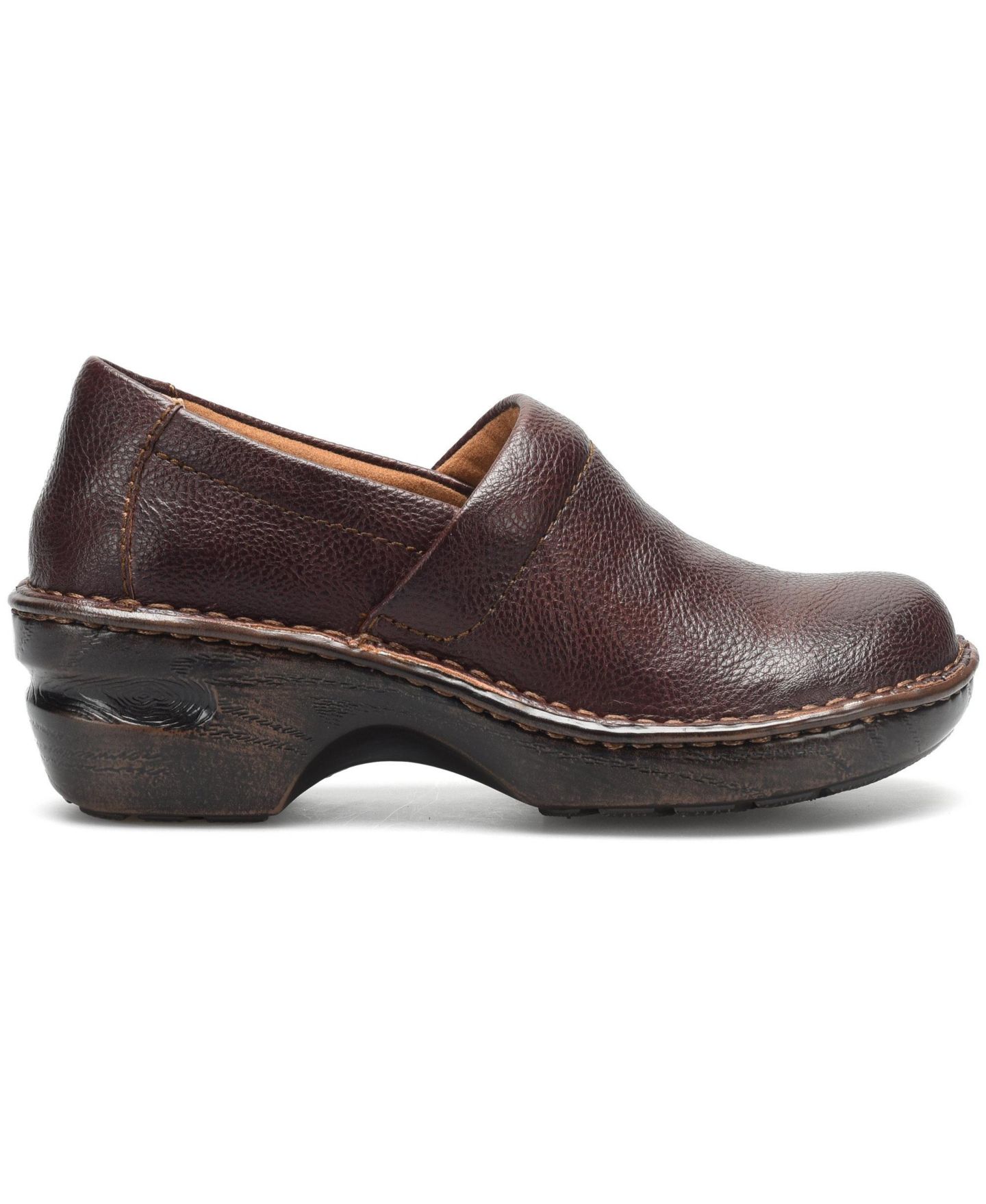 Женские сабо b.o.c. Peggy Clog Slip-On Flats, цвет: Тёмный коричневый — фото 2