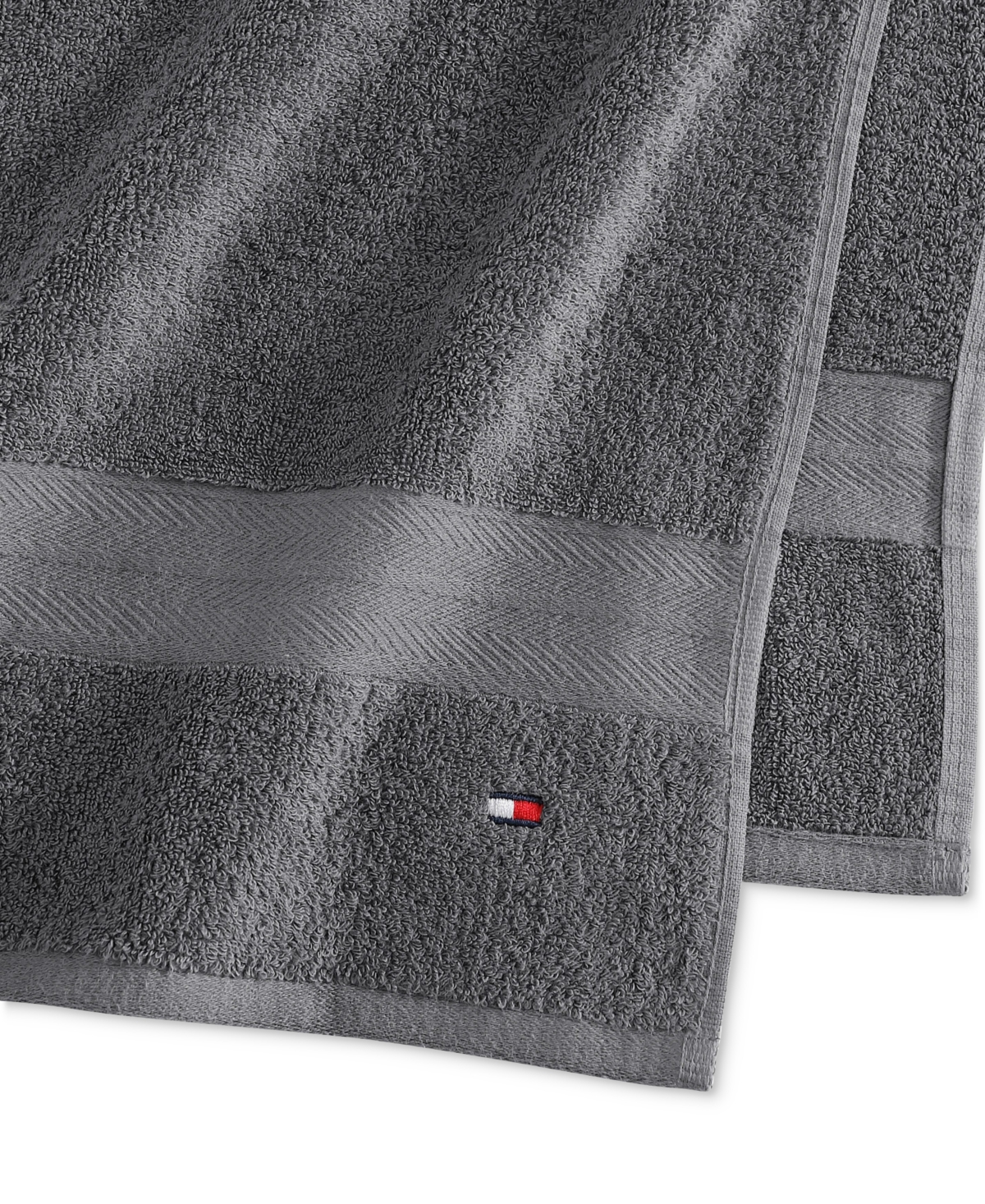 Tommy Hilfiger Home Modern American Solid Cotton Bath Towel, 30" X 54"