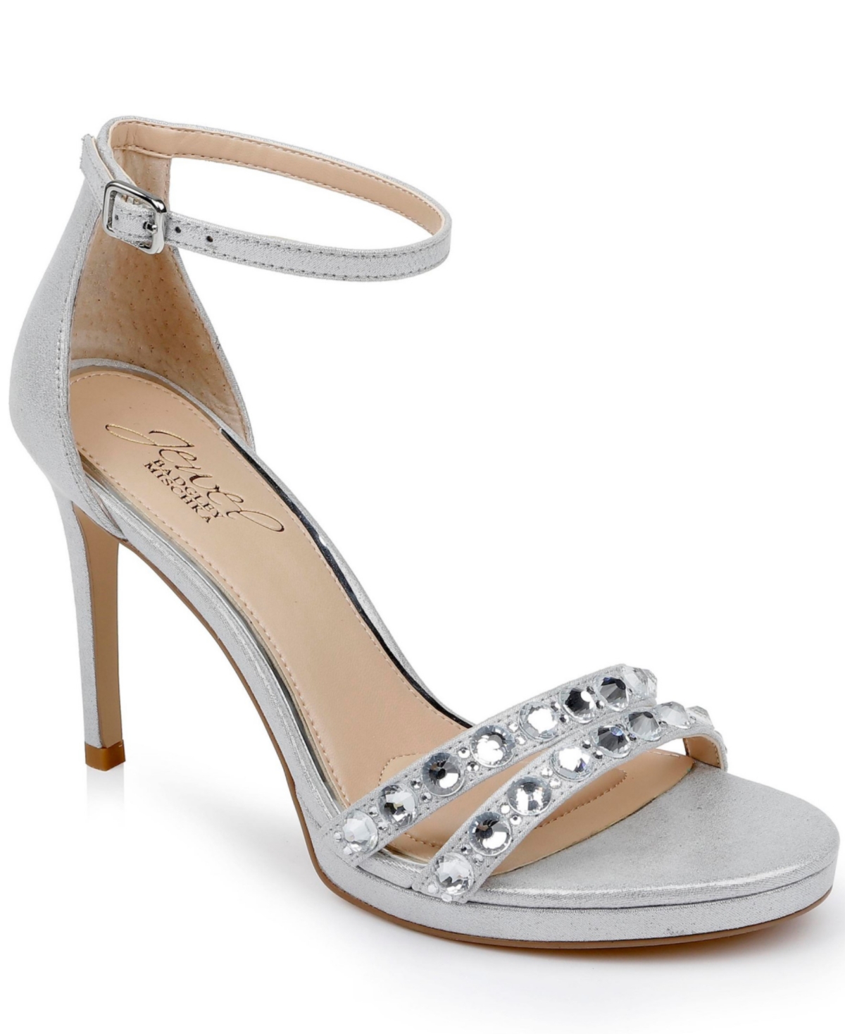 Women's Hustle Platform Evening Sandals - Silver