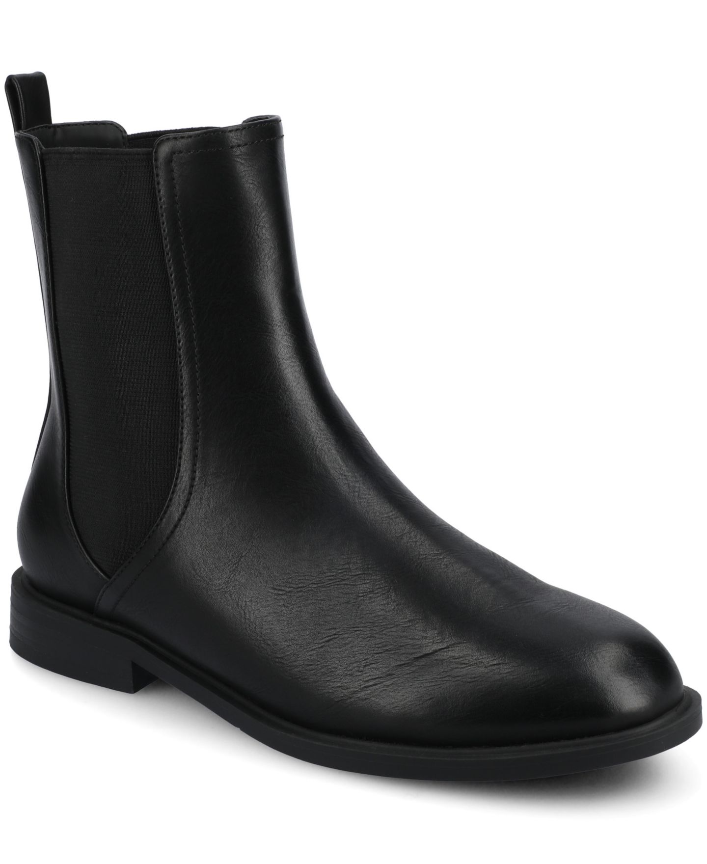 Женские ботинки Journee Collection Violet Chelsea Booties, цвет: Чёрный — фото 7
