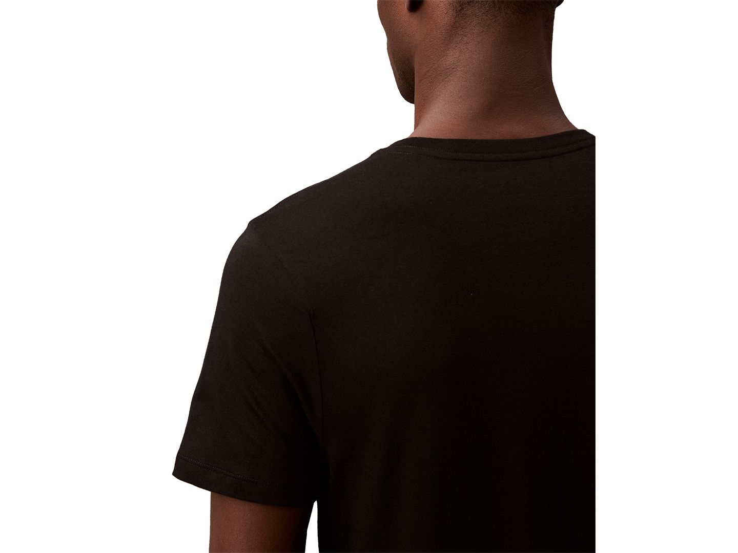 Мужские футболки Calvin Klein 5-Pack Cotton Classics Crewneck T-Shirts, цвет: Чёрный — фото 3