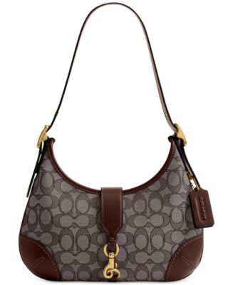 バッグ COACH Denim Signature Hamptons Handbag COACH Denim Hamptons Hobo Bag | Bloomingdale's