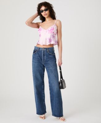 Women's Elyria Oona Satin Baby Doll Top