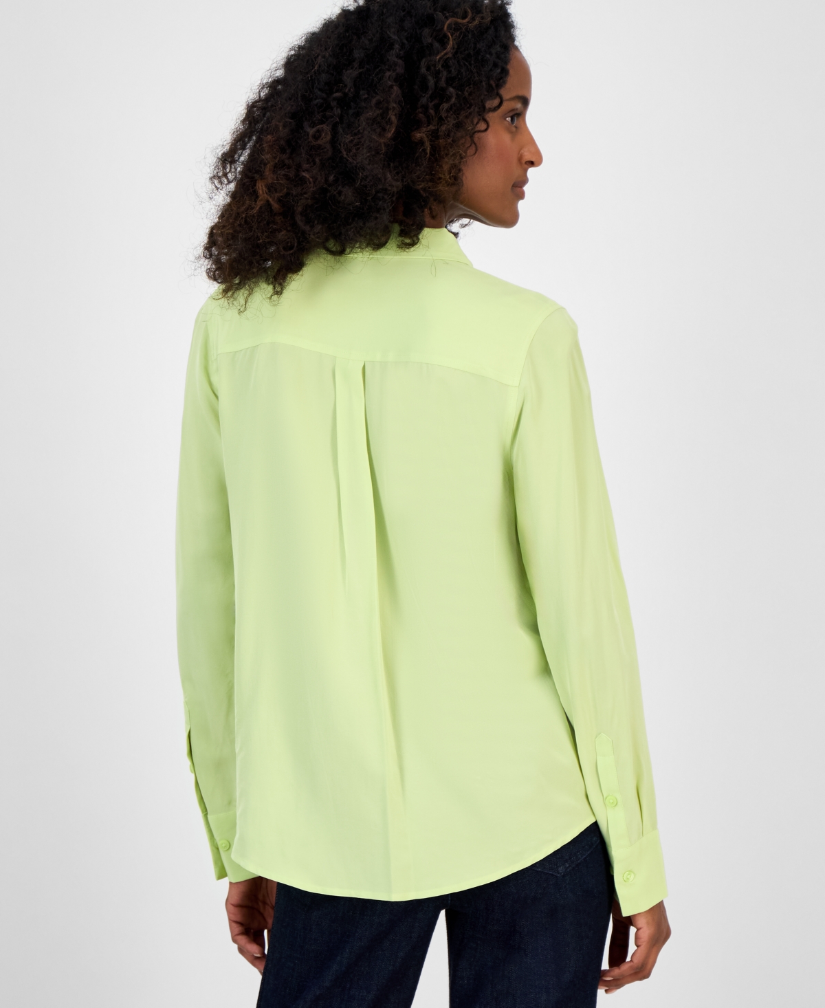 Inc International Concepts Women's Flap-pocket Shirt, Exclusively At Macy's In Multi
