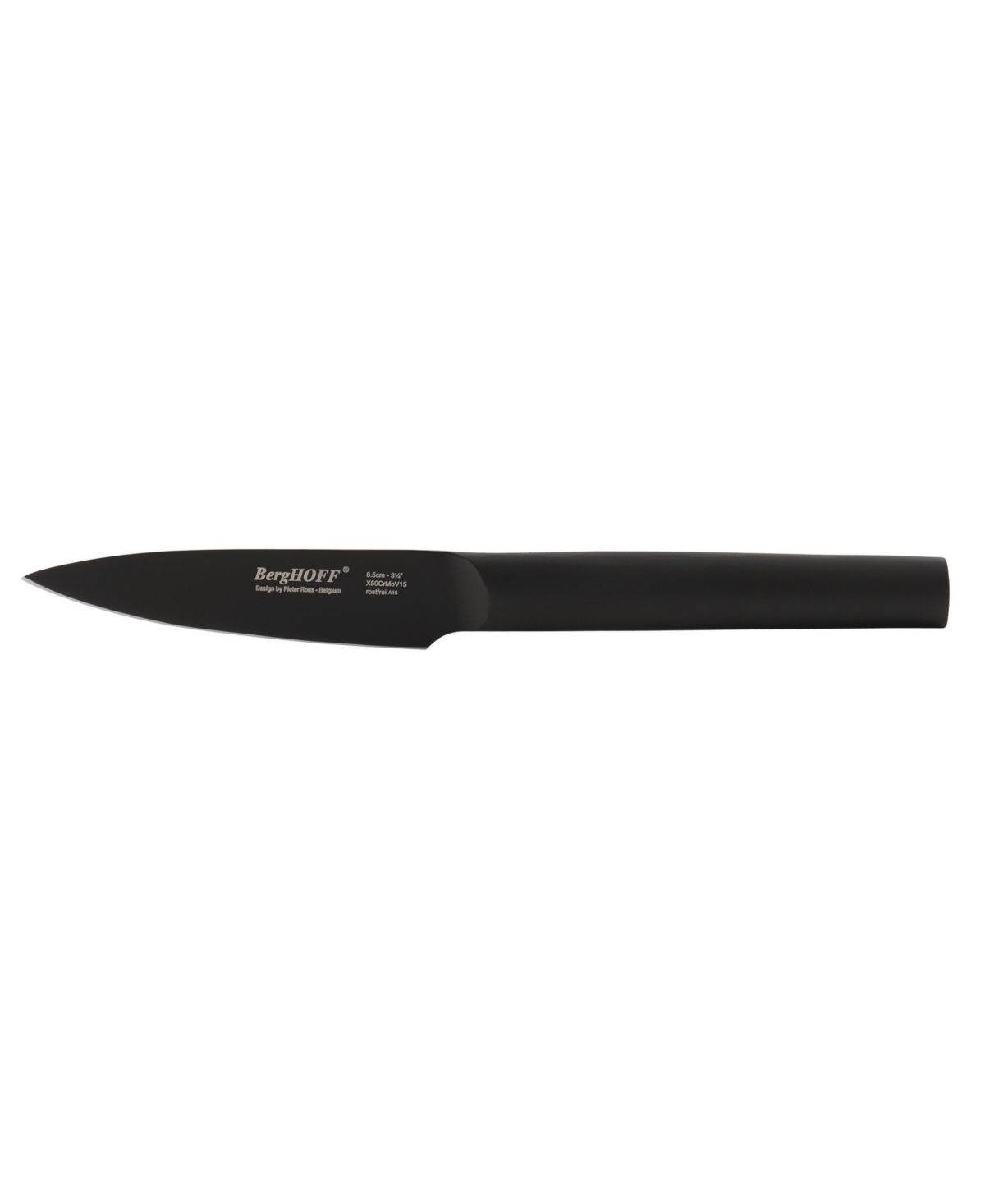 Berghoff Ron 3.35" Stainless Steel Paring Knife In Black