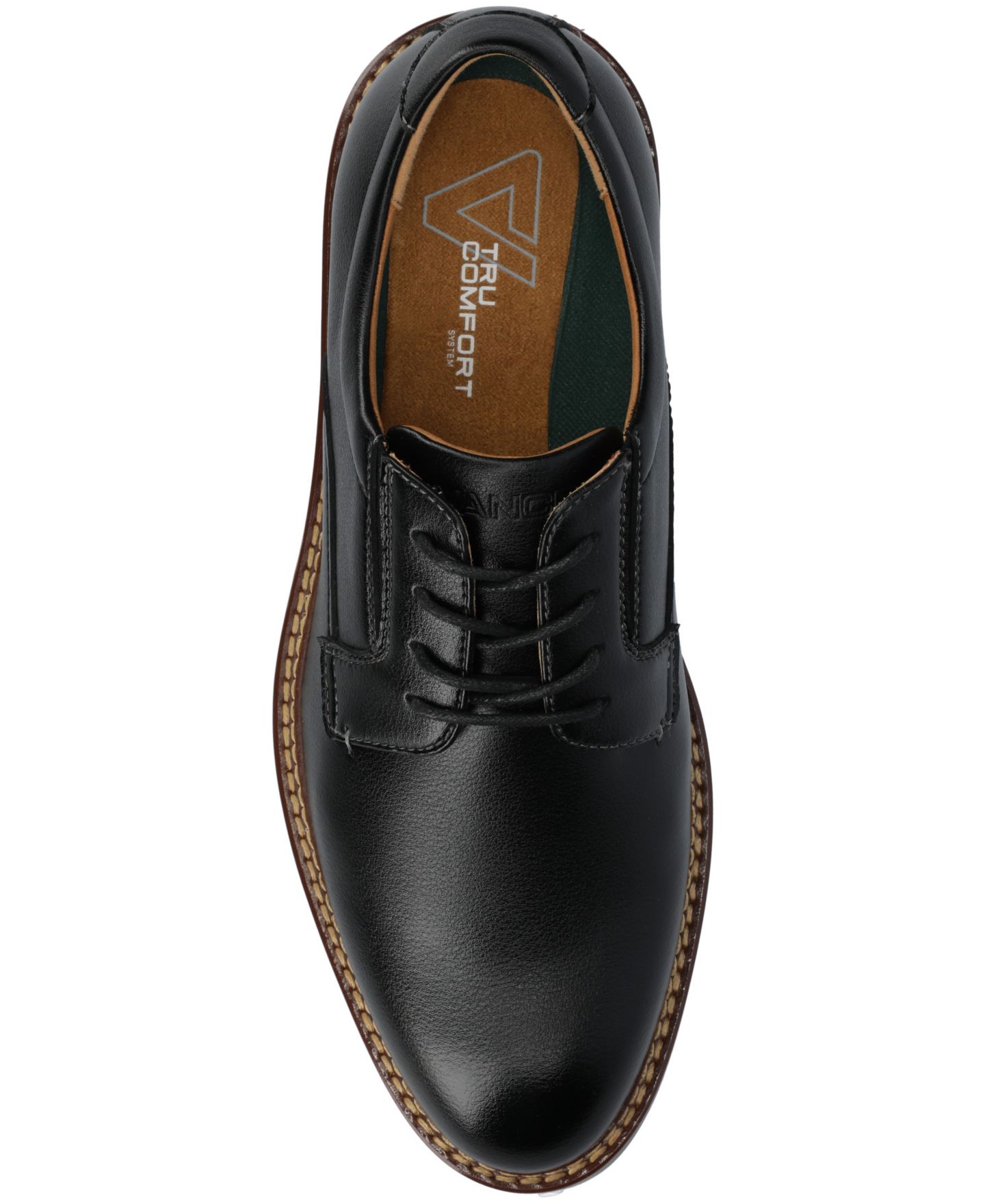 Обувь Vance Co. Men's Killian Comfort Casual Dress Shoe, цвет: Чёрный — фото 4