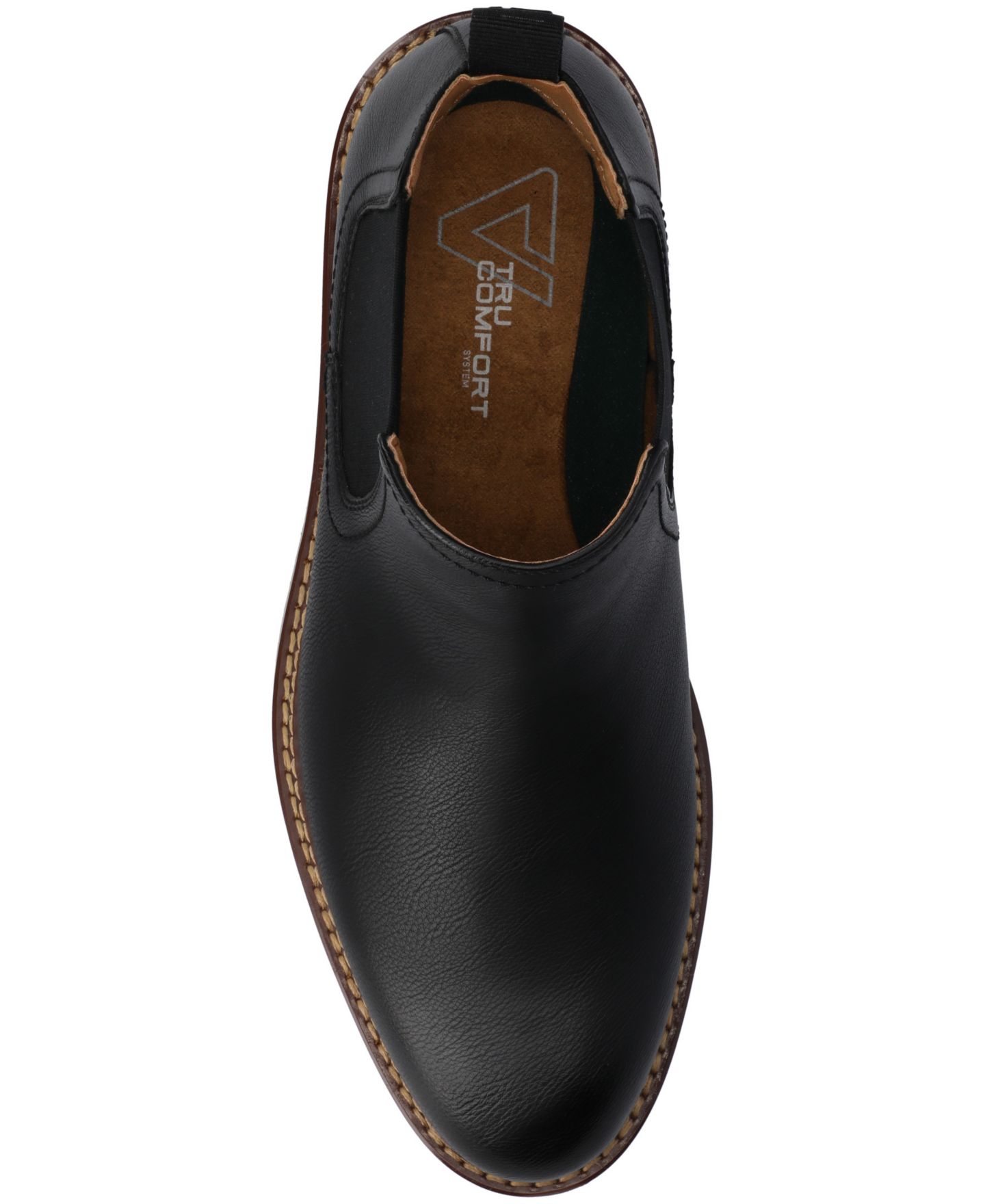 Мужские ботинки Vance Co. Salter Comfort Chelsea Boot, цвет: Чёрный — фото 3