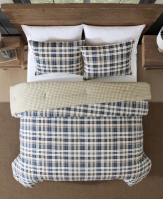 Port Gamble Dusted Indigo Comforter Set, Full/Queen