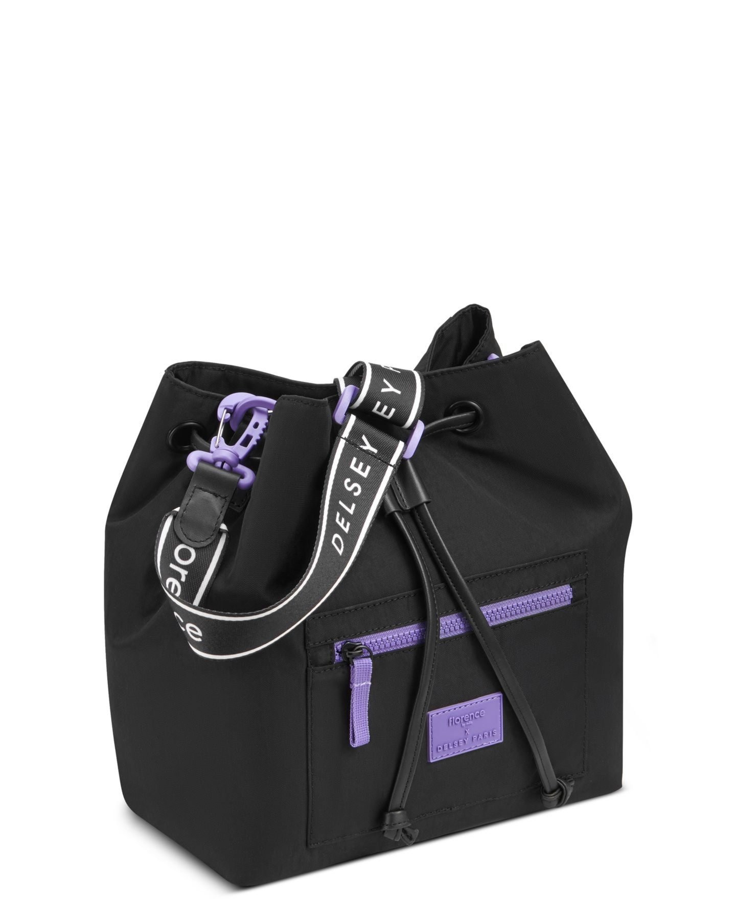 Женская сумка florence by mills x Delsey Paris Yours Truly Bucket, цвет: Чёрный — фото 2