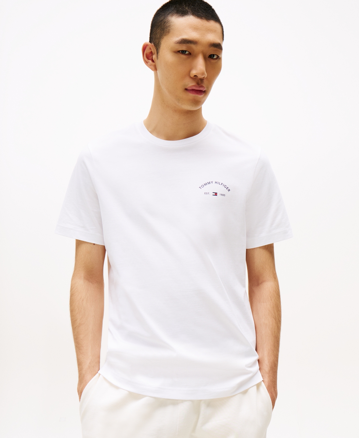 Tommy Hilfiger Men's Palm-tree Graphic T-shirt