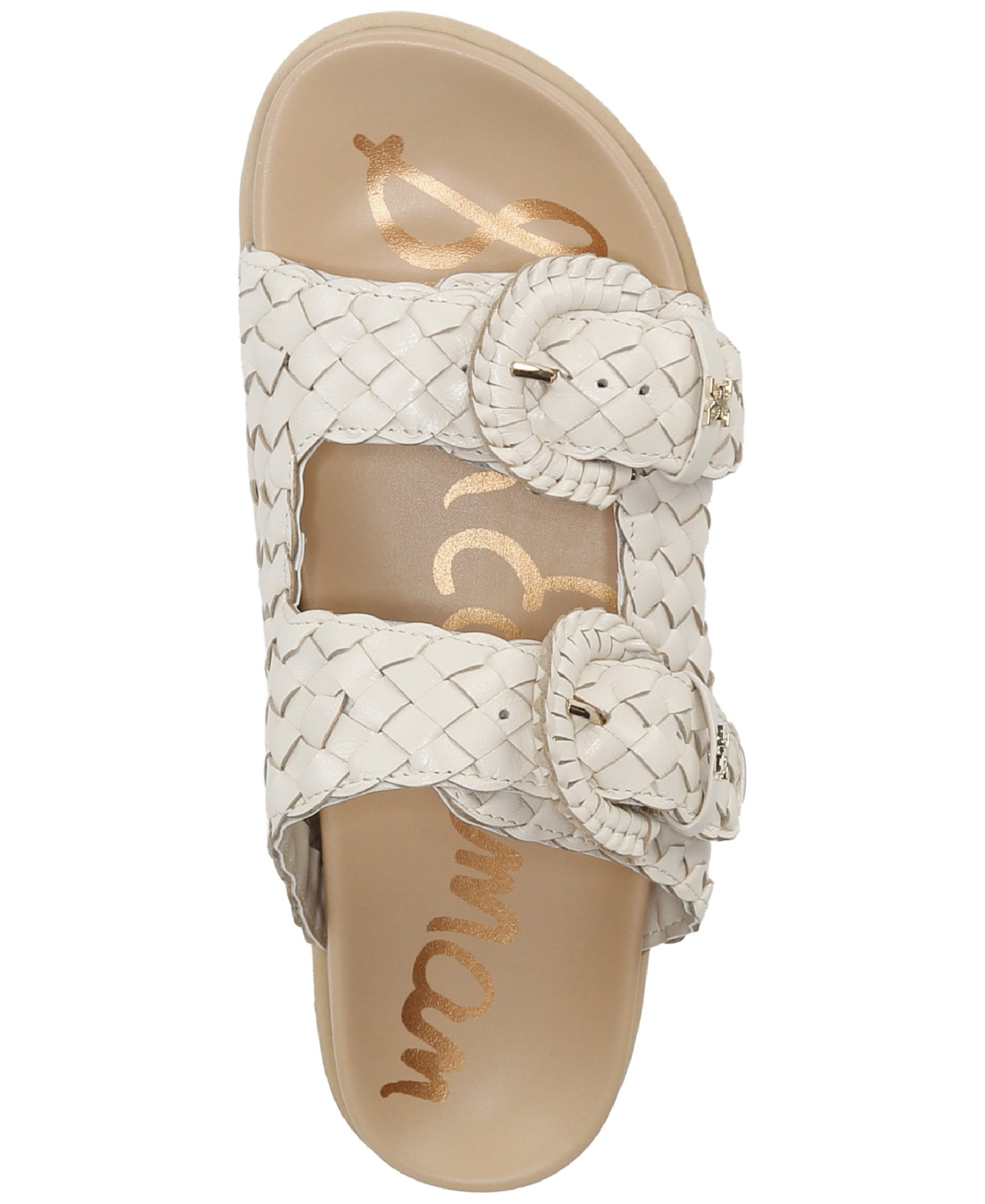 Shop Sam Edelman Women's Tiffanie Slide Flat Sandals In Modern Ivory