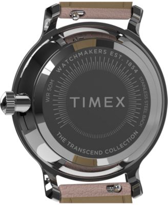 Women's Analog Pink Leather Strap Watch, 31mm