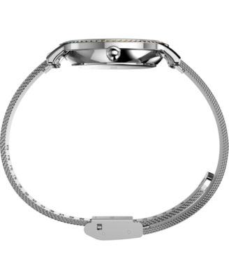 Women's Analog Silver-Tone Stainless Steel Watch, 31mm