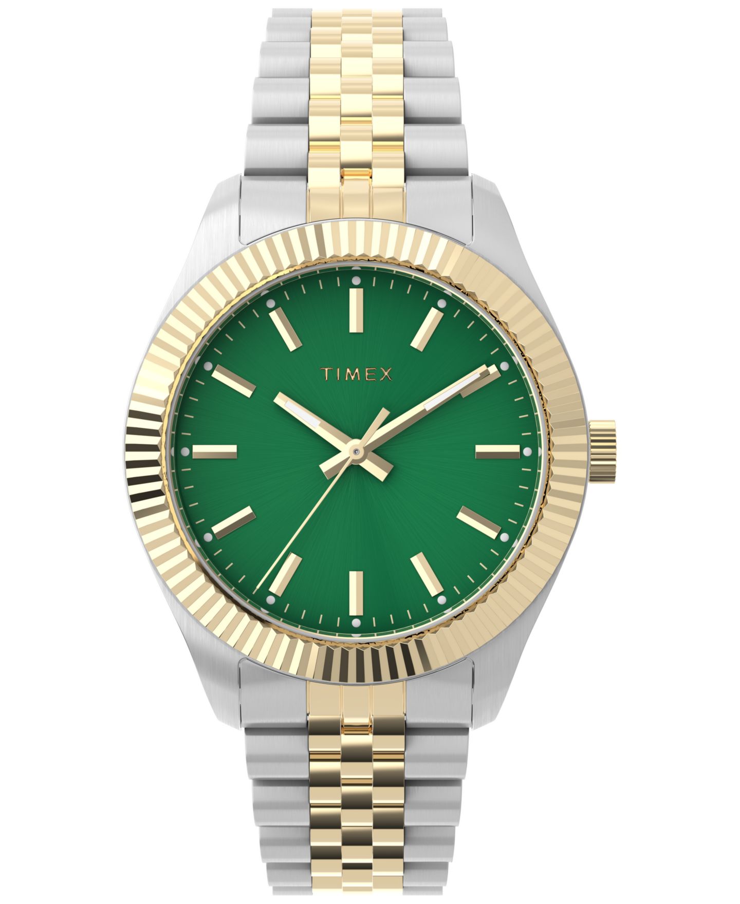 Женские часы Timex Analog Two-Tone Stainless Steel Watch, 36mm — фото 1