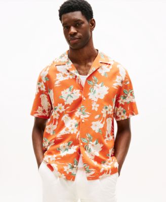 Tommy Hilfiger - Men's Regular-Fit Floral Camp Shirt