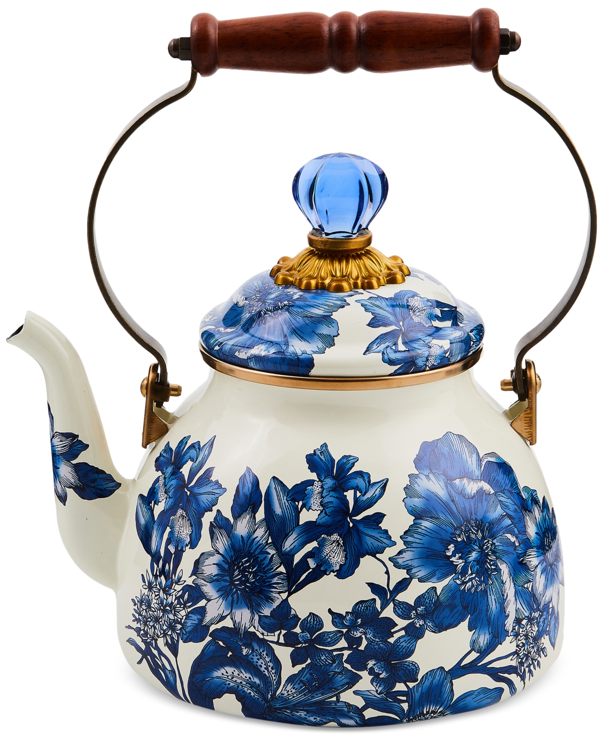 Mackenzie-Childs Royal English Garden 2-Qt. Tea Kettle