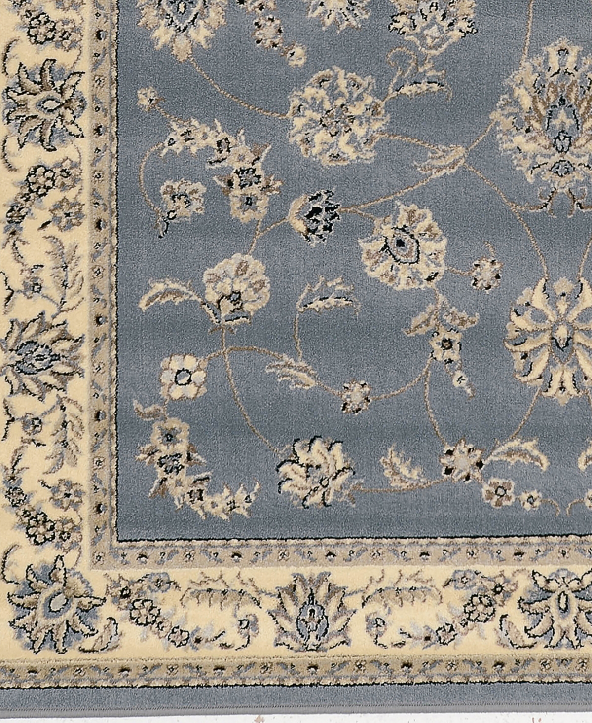 Shop Km Home Closeout!  Pesaro 1596 5'5"x7'7" Area Rug In Gray,blue